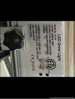 Cannabis grow lights640w LED Grow Lights PL134 Used