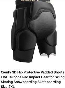 Cienfy 3D Hip Protective Padded Shorts 2XL