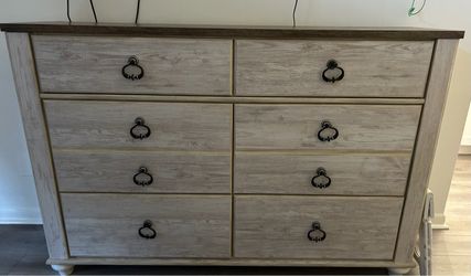 Willowton two tone dresser