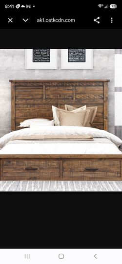 King size bed frame
