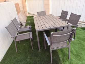 Patio table set