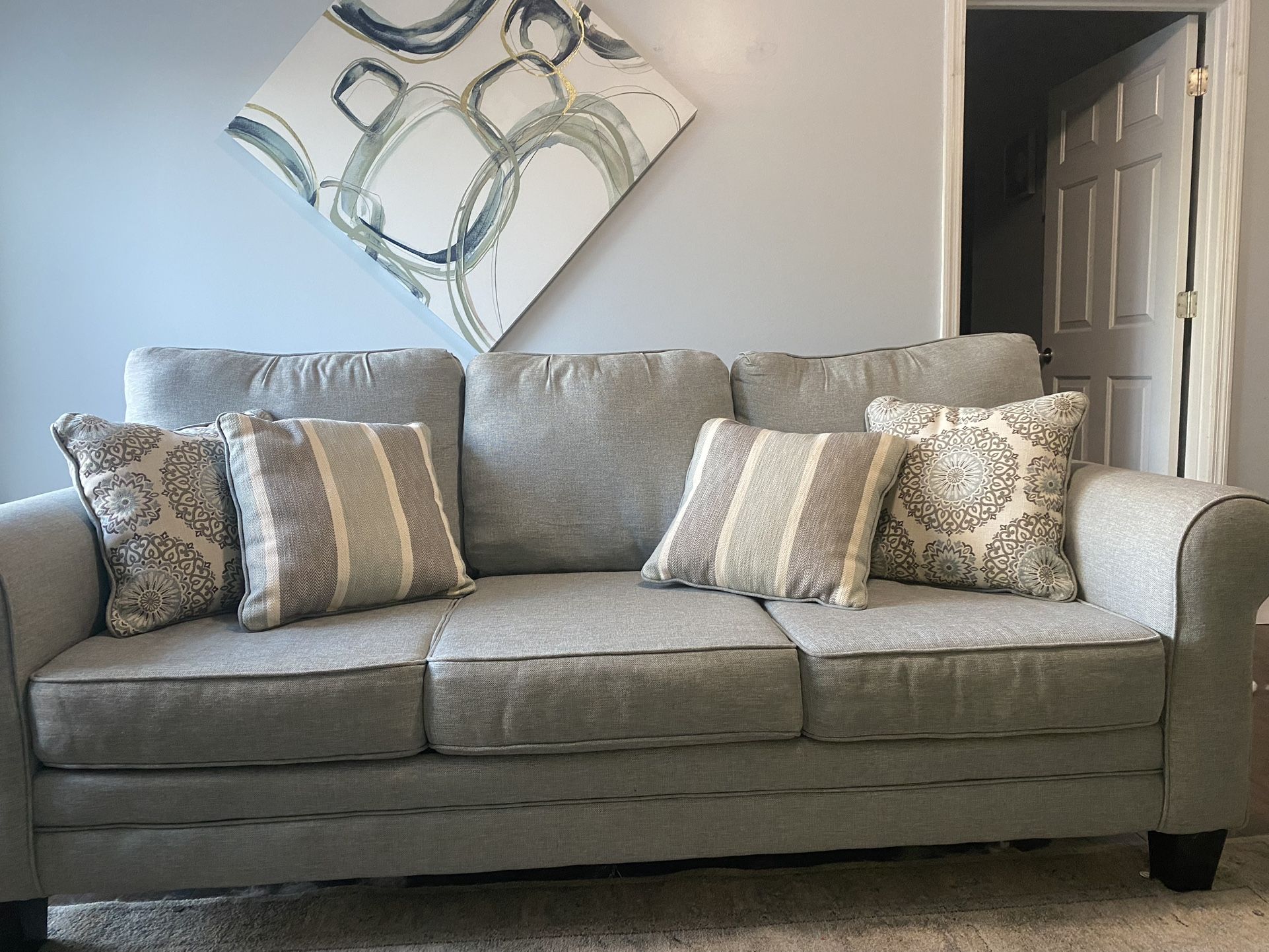 Couch With Queen-sized Sleeper