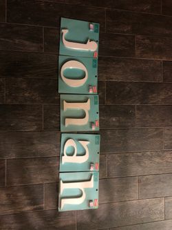 Nursery letters JONAH