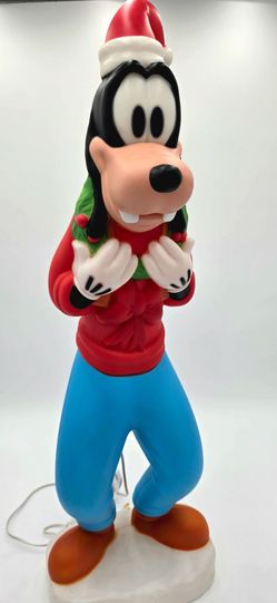 Gemmy Disney Goofy Christmas Blow Mold 32" Lighted NWT