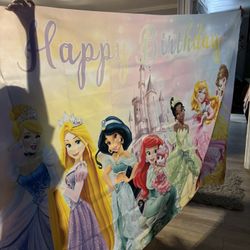 Princess Back Drop Super Big 