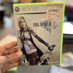 Final Fantasy 13 Xbox 360