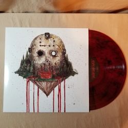 Never Hike Alone Red Vinyl Soundtrack Friday The 13th Fan Film with Signed Print