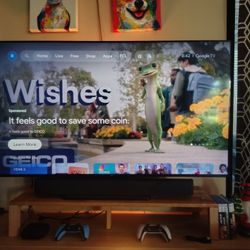 55 Inch 4k Google TCL Tv. Perfect Condition