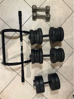 Weights & pull up bar