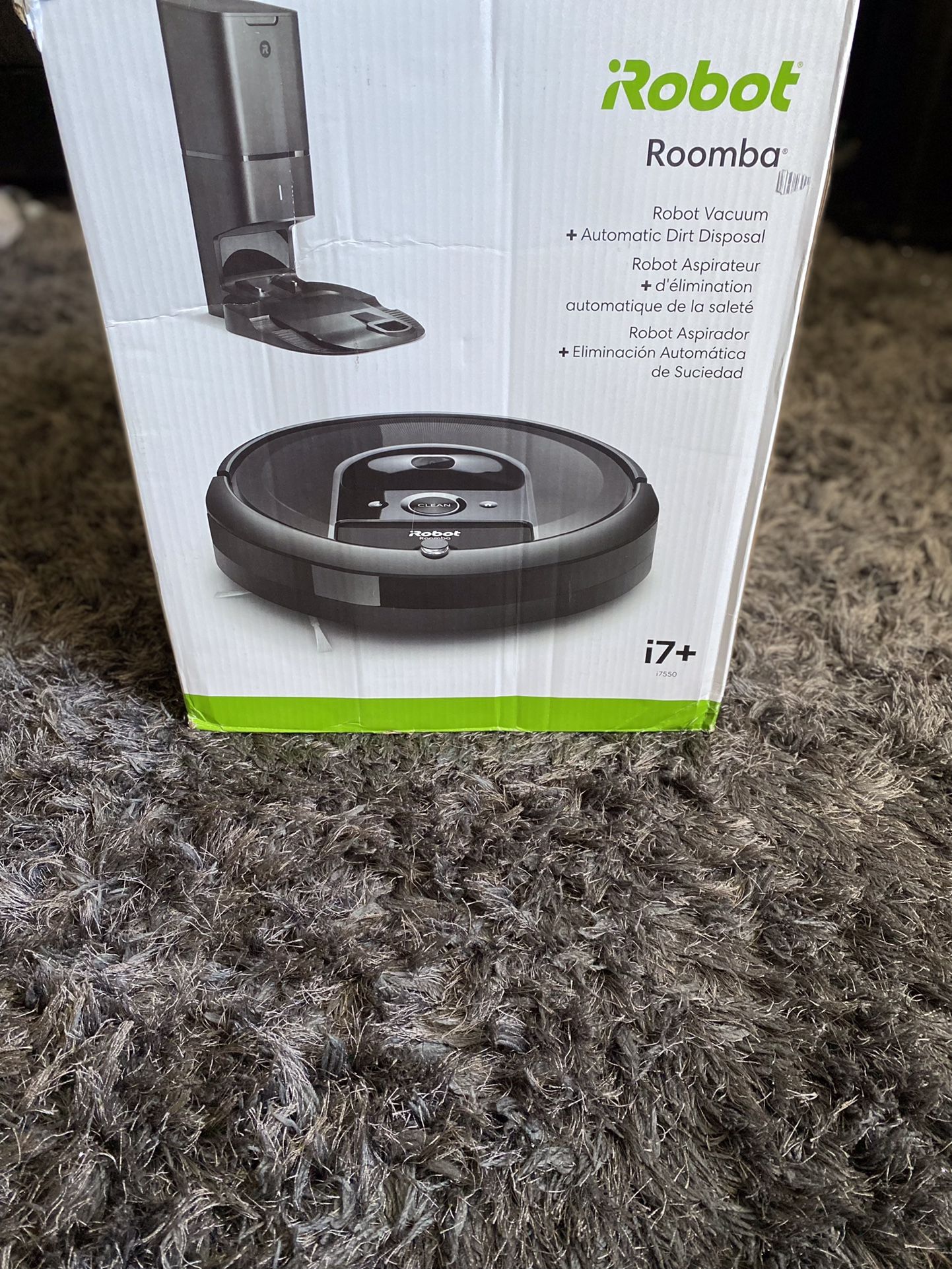 iRobot Roomba i7+ (7550) Robot Vacuum with Automatic Dirt Disposal-Empties Itself, Wi-Fi Connected, Smart Mapping, Works with Alexa, Ideal for Pet Hai