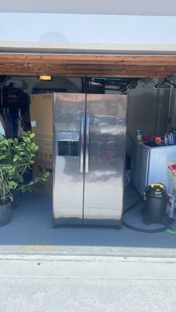Used garage fridge