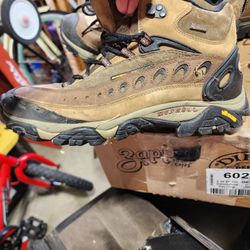 Hardly Used Leather Hiking Boots 