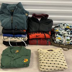 Men’s Jackets Sweaters Size L - XL All For $100 Bulk Sale 