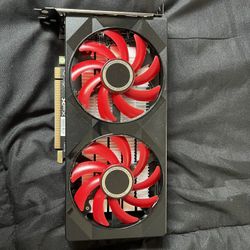 XFX Radeon Graphics Card Dual Fan — Works — Gaming GPU