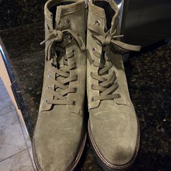 Nordstrom Moonie Water Suede Combat Style boots size 12..