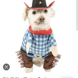 Cowboy Dog Costume XS/S 