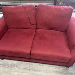 sofa red color