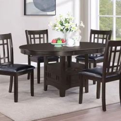 Set of 4 Wooden Dining Side Chairs