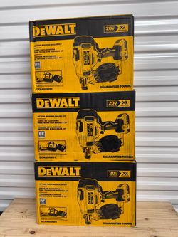 🚀 [BRAND NEW] DeWalt 20V MAX XR 15° Coil Roofing Nailer Kit (3 Available) 🛠️
