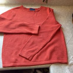 Orange Pull Over 