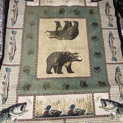 Vintage Outdoorsman Rug 