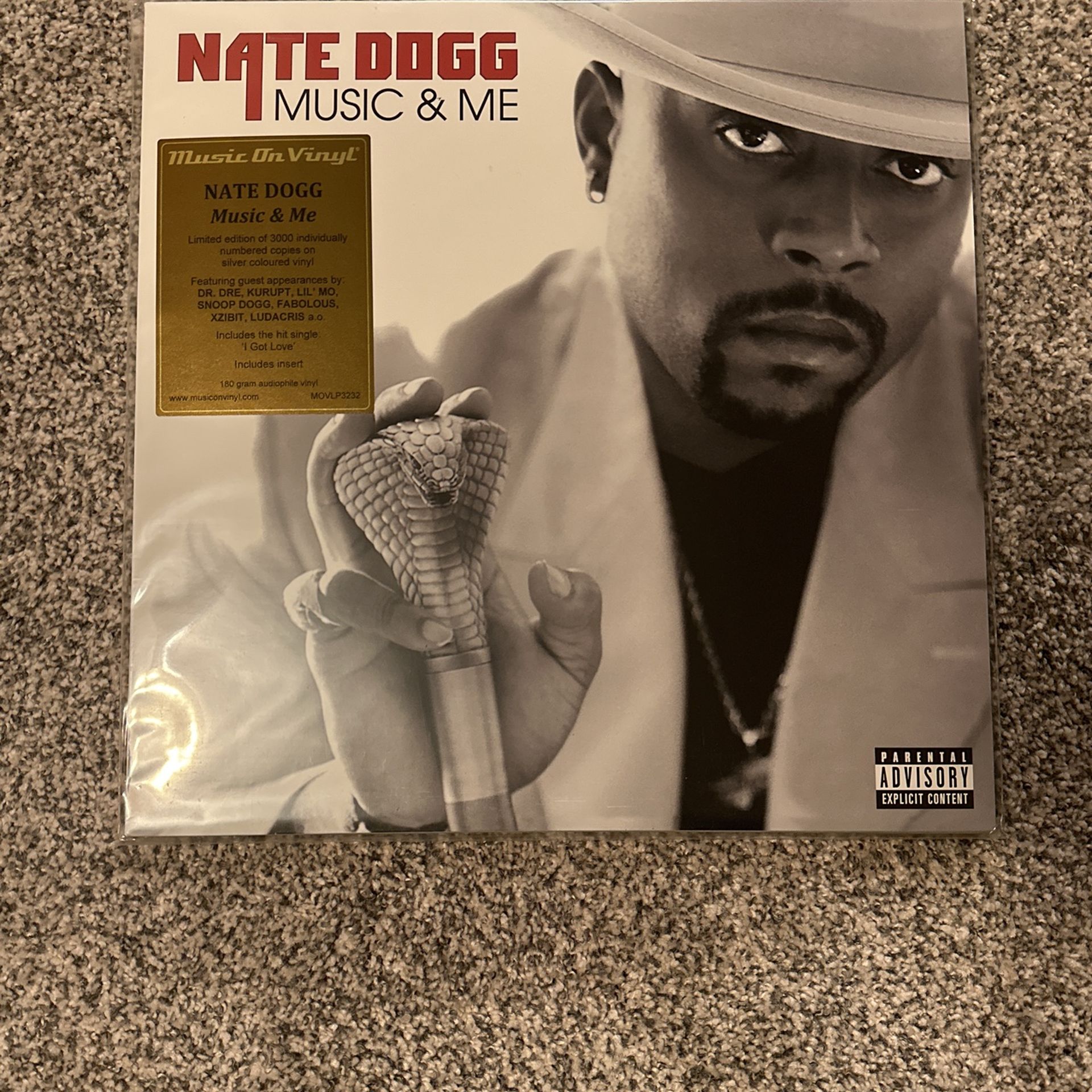 Nate Dogg Music & Me Vinyl New Record Limited Silver Only 3,000 Pressed