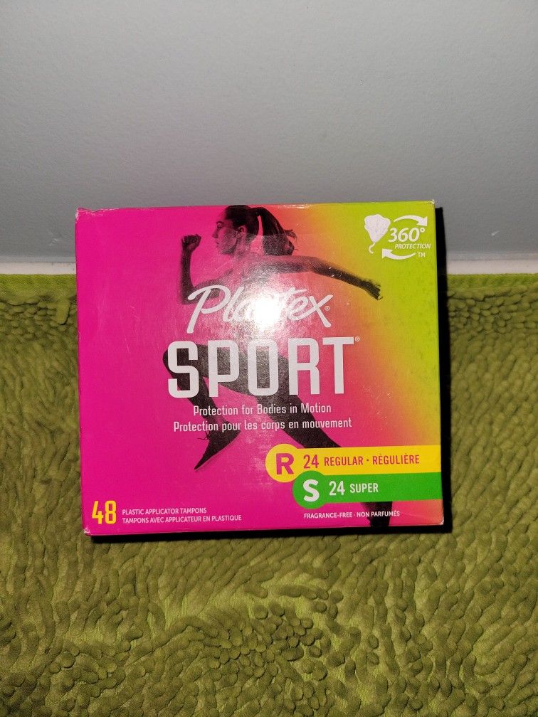 Playtex Sport 48 Tampons 24 Regular/24 Super