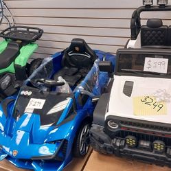 Coches eléctricos para niños con control remoto disponibles por tiempo limitado 