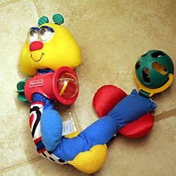 1998 Baby Fisher Price Caterpillar Colorful Worm Toy