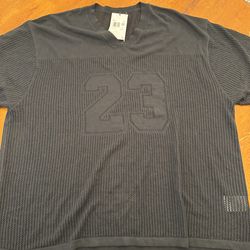 Air Jordan Mens Knit Jersey  Off-Noir Smoke Gray Mens XXL HQ0766-045 nwt 100$msrp