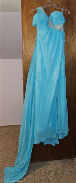 Turquoise Evening Gown