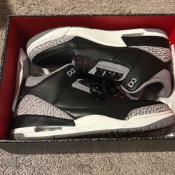 Air Jordan 3 Black Cement 