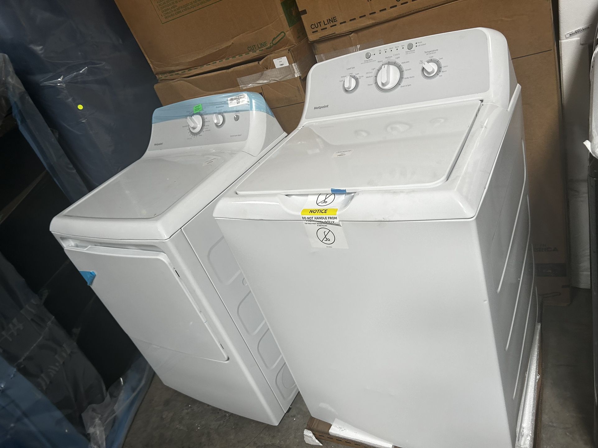 New Hotpoint Washer And Dryer Set $999 1 Year Warranty Financing Available Only $54 Down 