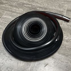 40 Ft Rv Rain Gutter 1/2 Inch Plastic Drip Rail PVC Strip Roof Rain Diverter, Ad