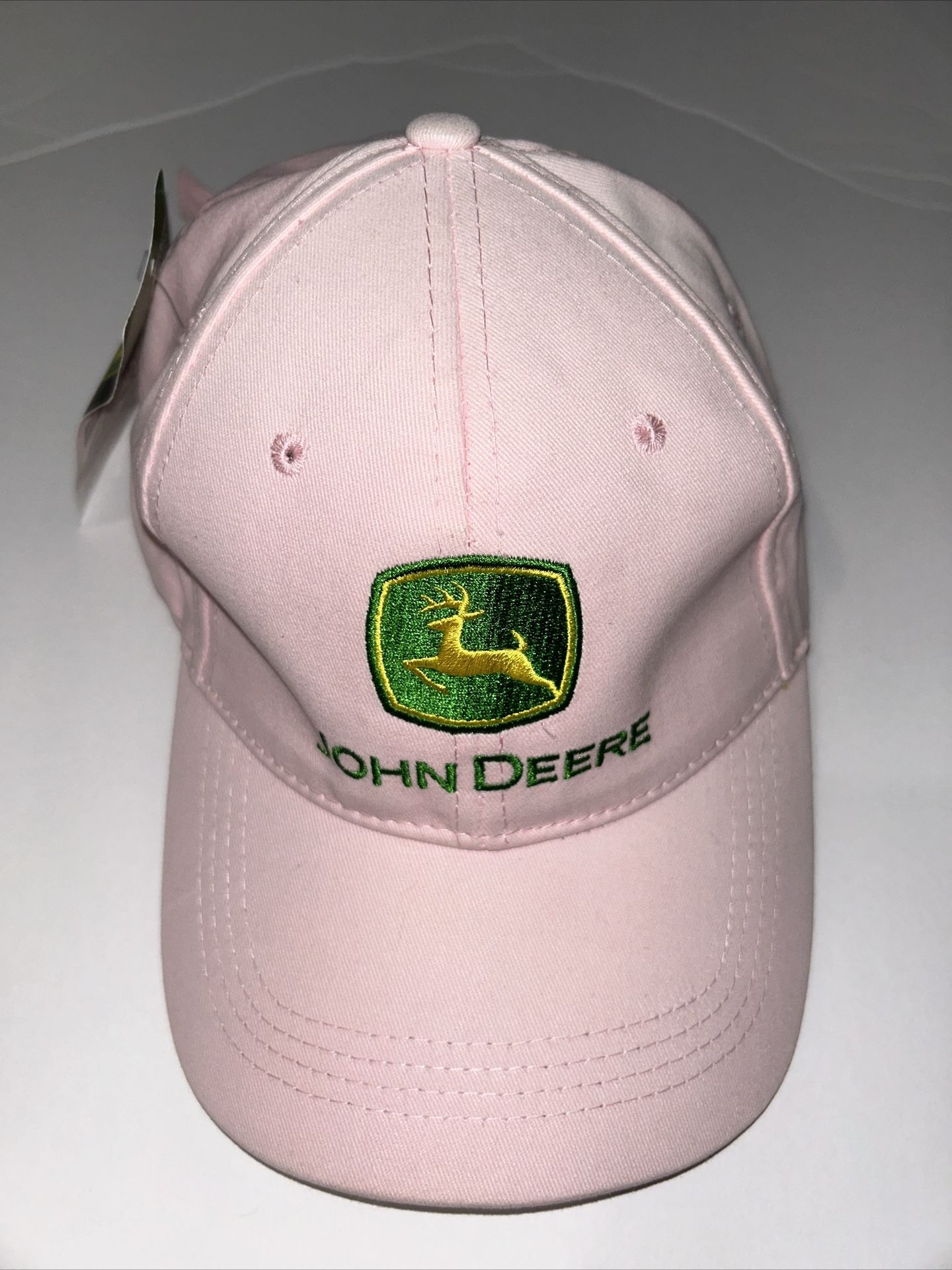 John Deere Pink Baseball Cap Adjustable Hat Adult Unisex John Deere