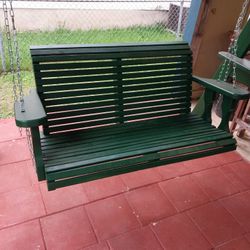 Wood Porch Swing