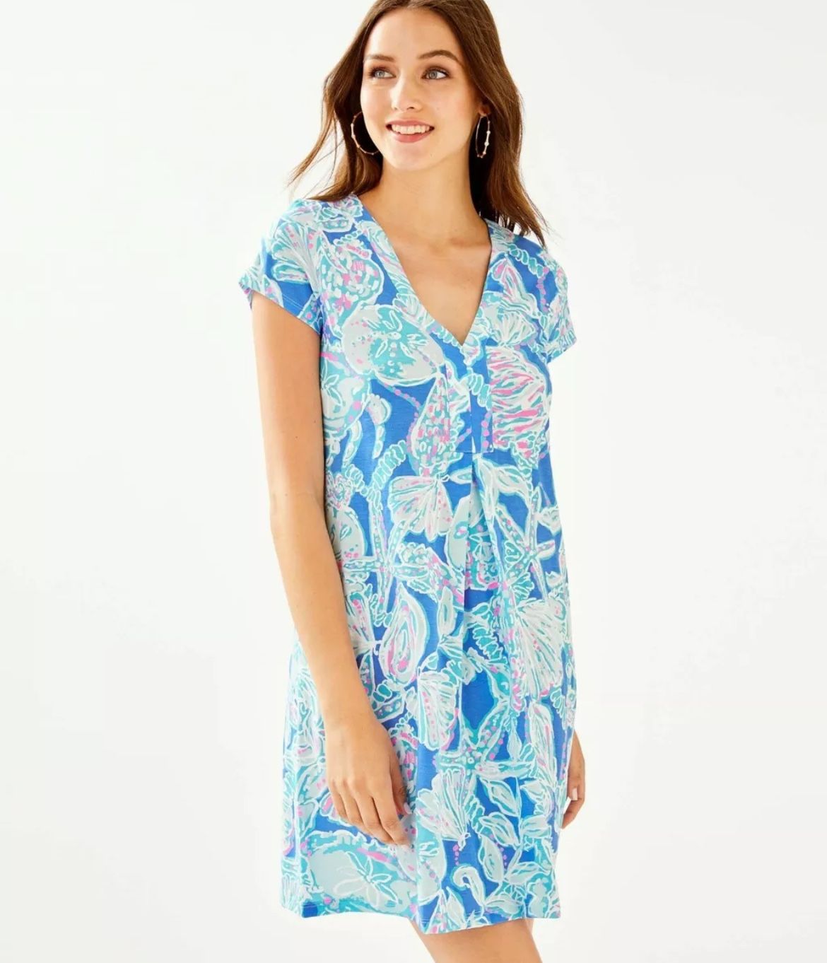 Lilly Pulitzer Amina Cap Haven Popover Dress