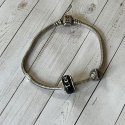 Pandora Bracelet And Sterling Silver Ring