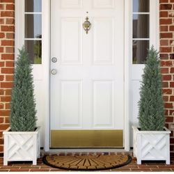 3FT Artificial Topiary Cedar Trees, 2-Pack Realistic Pre-Potted UV Resistant Faux Cypress Plants for Home Porch, Garden, and Entryway Decor 