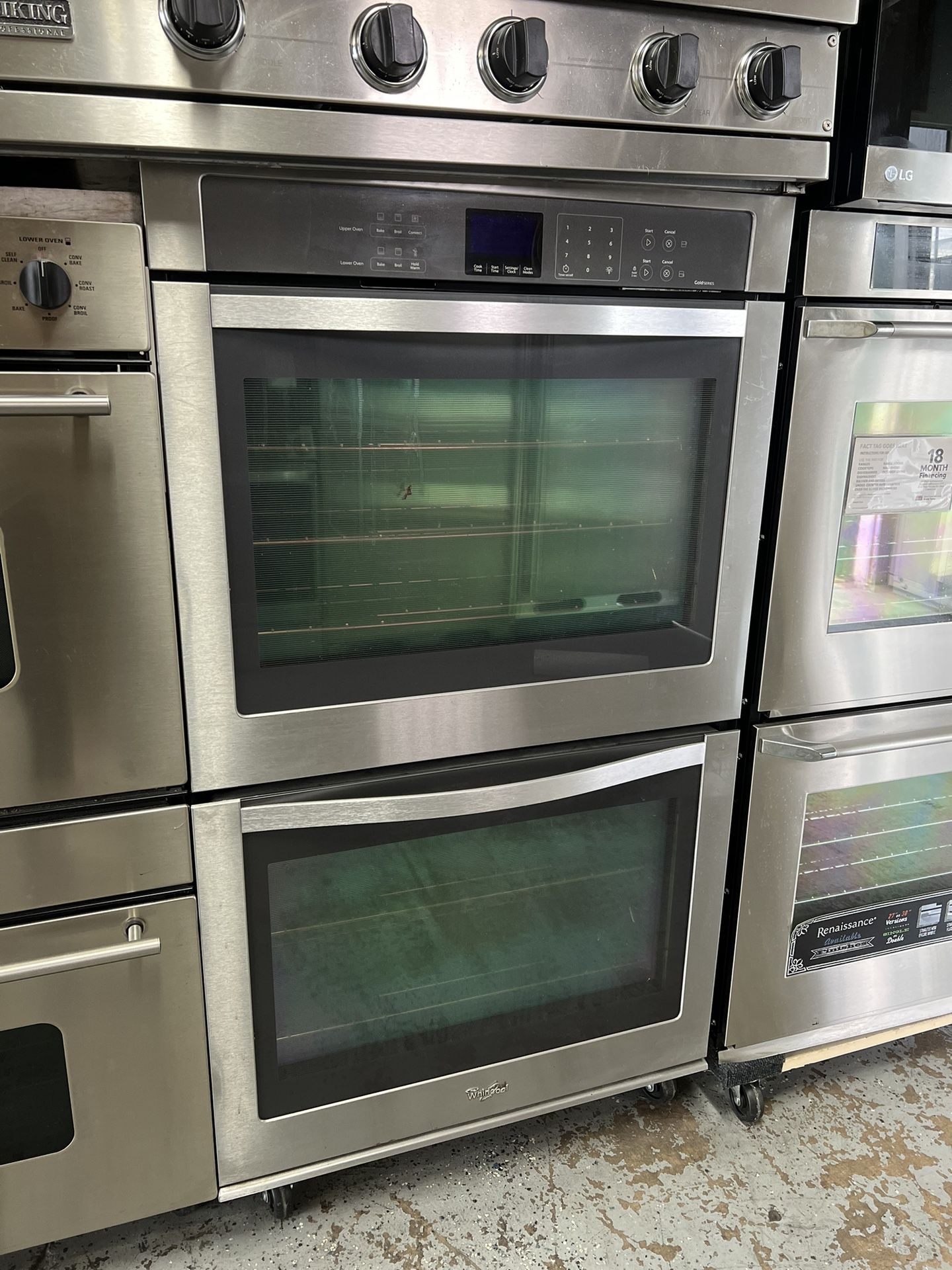 Whirlpool 30”Wide Double Wall Oven In Stainless Steel 