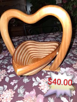 Gorgeous heart made of wood.