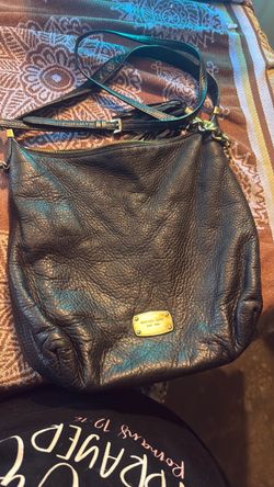 Michael Kors Black Leather Crossbody Bag