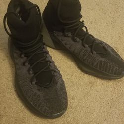 Adidas US 12 Mens Slate Onyx Black Grey Boost-Yeezy Knit - HQ6762-New- Authentic- No Box