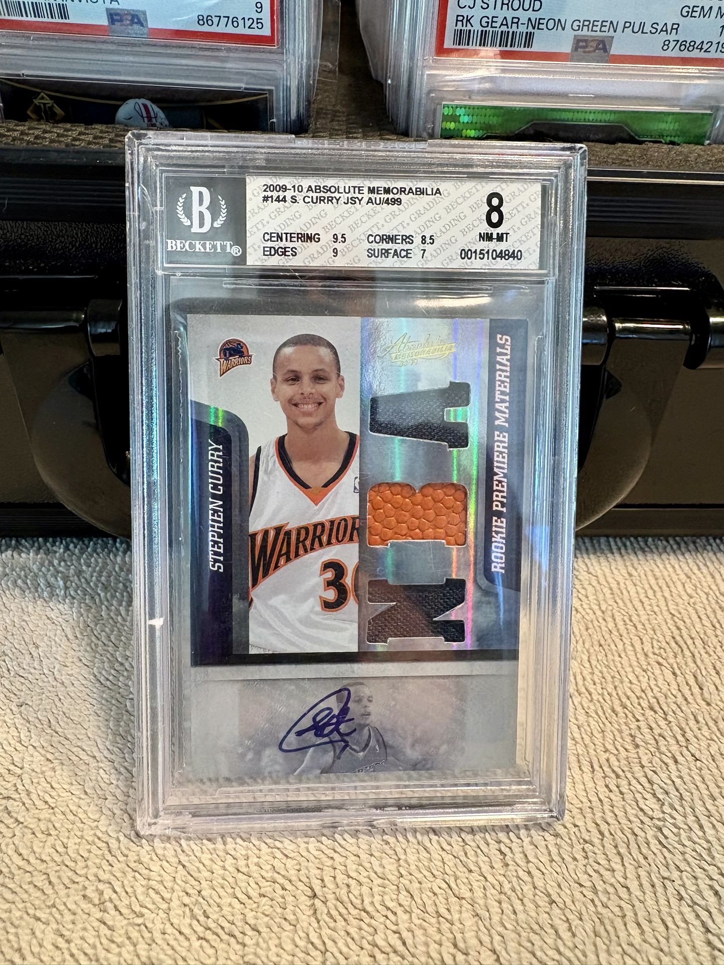 09/10 ABSOLUTE MEMORABILIA S CURRY AUTO