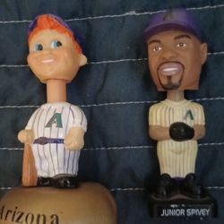 Vintage Miniature MLB BobbleHeads Action Figures