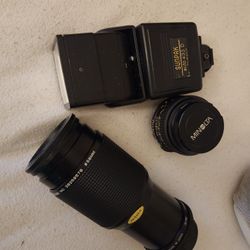 Camera Lenses & Flash