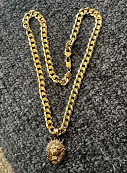 14k gold necklace .