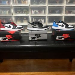 Jordan 1 Lows Sz 9