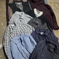 Mens Long Sleeve Button Up Bundle 