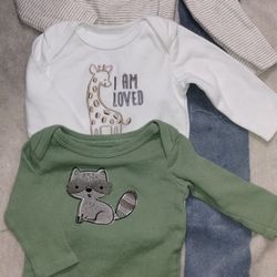 H&M and Carter's Baby Boys Bodysuit 